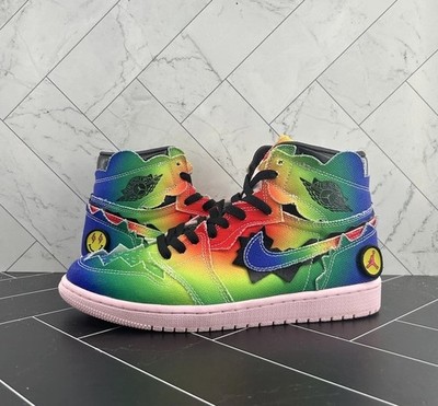 rainbow nike jordan shoes