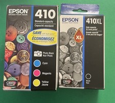 Genuine Epson 410 Ink Cartridge Combo B/C/M/Y-For X830 Printer-Photo-OEM-5PK