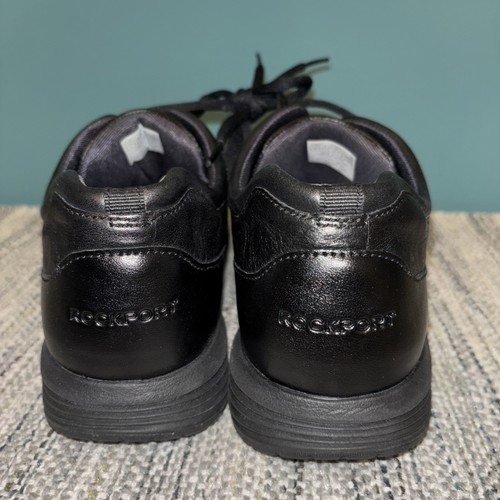 Damen Comfortschuhe Gr. 9 Rockport Comfort Walker schwarz Leder rutschfest - Bild 5 von 9