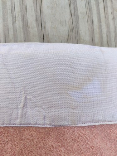 40s 50s Pink Rose Wool Blanket Satin Trim Mariposa Shuler & Benninghofen READ - Picture 12 of 12