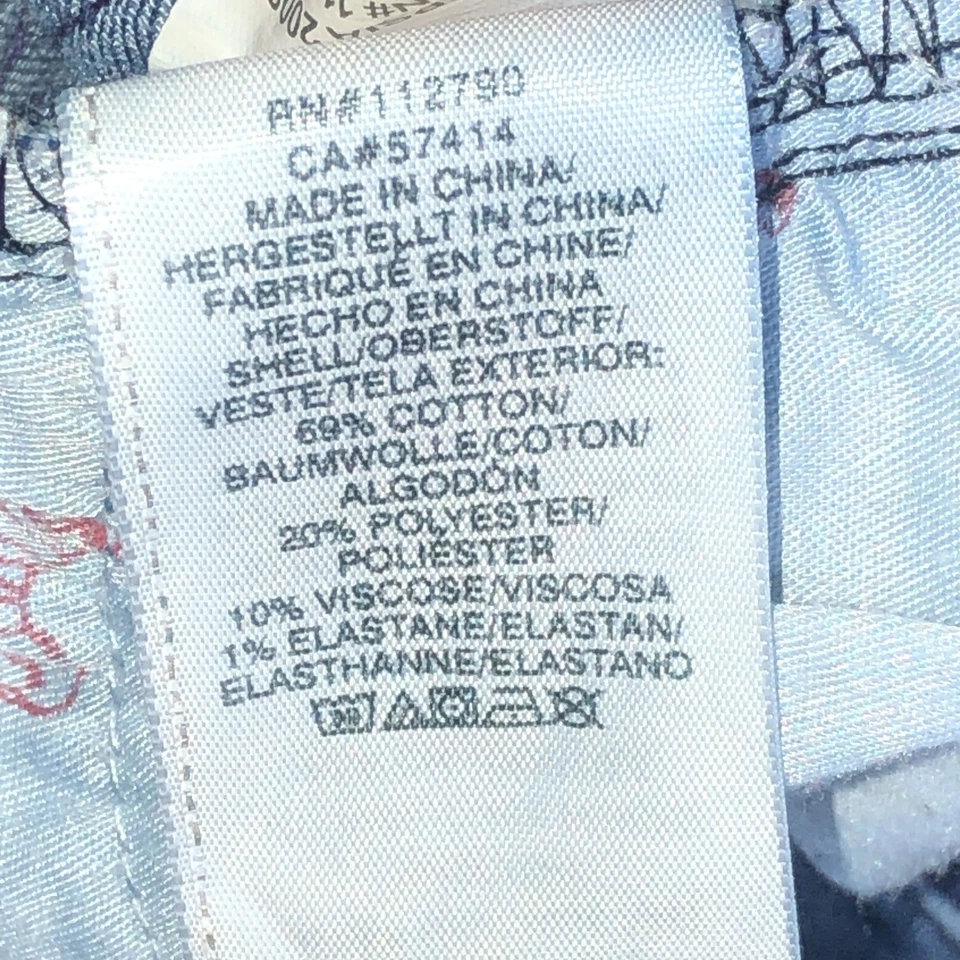 Jeans azul Julie True Religion feminino tamanho 6 ponto grosso azul escuro acento - Imagem 4 de 4