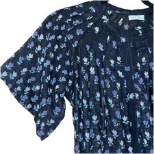 20 LoveShackFancy Floral Cotton Mini Dress Adorable Tulips!  Floral XS/S