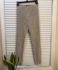 Ralph Lauren Purple Label Eleanora Lamb Suede Pant Morel 600655 retail: 1,990
