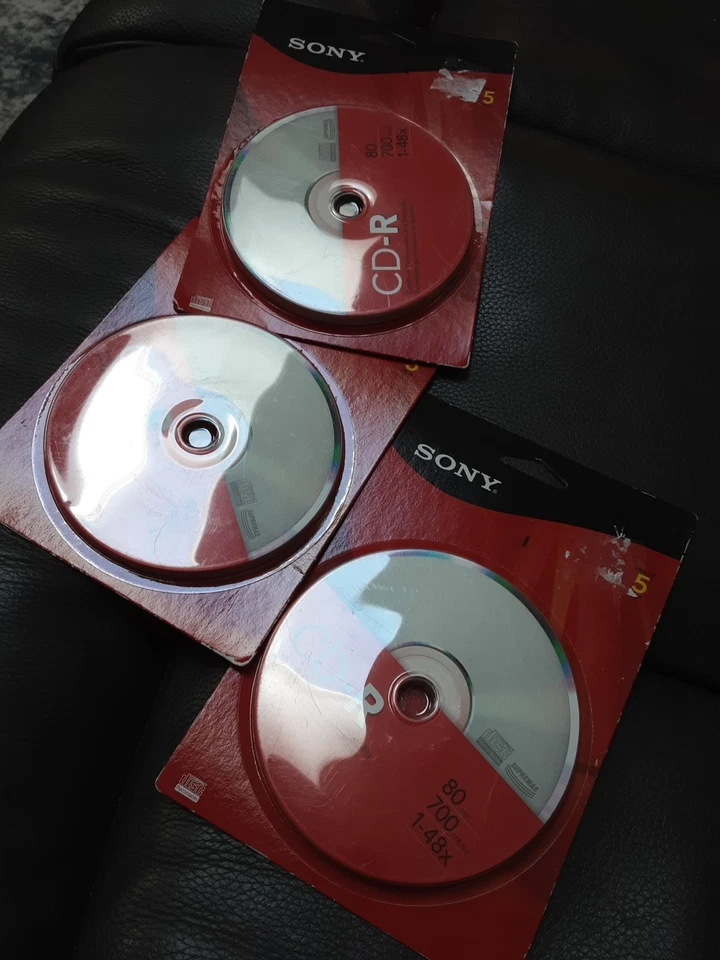 SONY CD-R 80min 700MB/Mo 1-48X 15 Disc - Image 2 of 3
