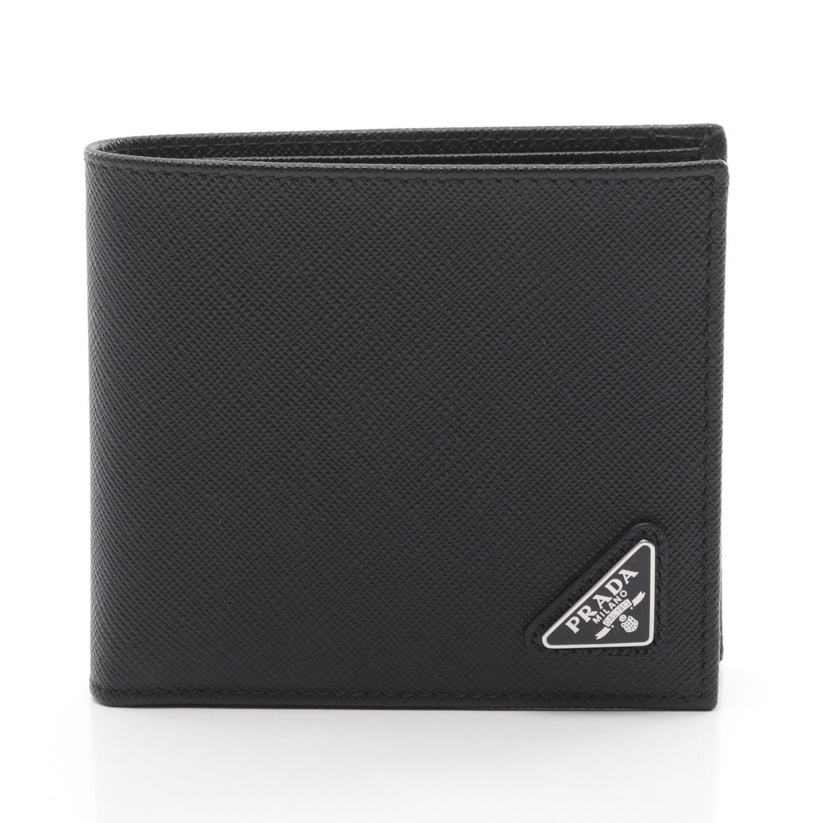 PRADA SASAFFIANO TRIANG ブラック サフィアーノレザー