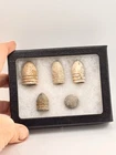 AUTHENTIC CIVIL WAR MINIÉ BALLS – ORIGINAL DUG BULLETS – DISPLAY CASE INCLUDED