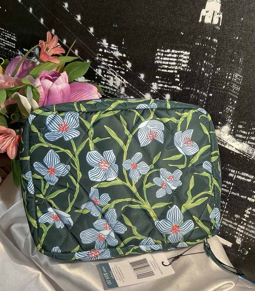 Vera Bradley Cord Organizer Tech Case Lightweight CHARLOTTE STEMS NWT RV$59