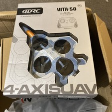 4DRC V50 RC Plane with 2 Take-off Modes, Lights, 360° Flip, Headless Mode,3 Spee