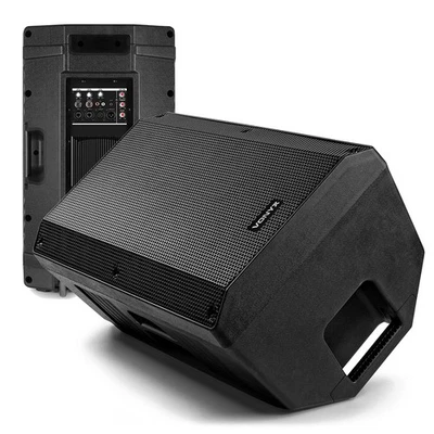 Vonyx VSA15 Active Stage Monitor Speakers Pair 15" 2000W Bluetooth PA