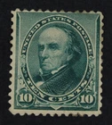 CKStamps: US Stamps Collection Scott#226 10c Webster Mint H OG Gum Bend