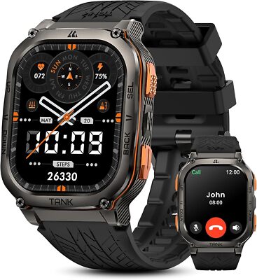 Original KOSPET TANK M3 Ultra Smartwatch Herren GPS Smartwatches 50m Wasserdicht