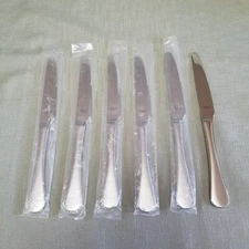 6-Piece Ginkgo Varberg Stainless Steel Dinner Knife set of 6 NEW!
