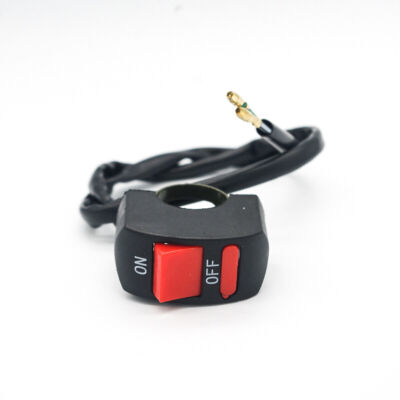 Universale Moto Kill Switch Pulsante Clacson Avviamento Dirt - Foto 10