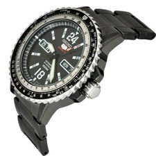 Seiko 5 Sports SRP355K1 Black Automatic Men Wristwatch SRP355 New 2