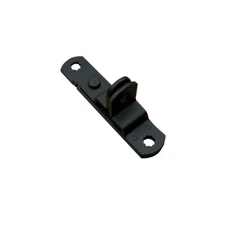 BLACK Cargo Trailer Hasp Door Bar Lock Handle Padlock Keeper Enclosed Hauler