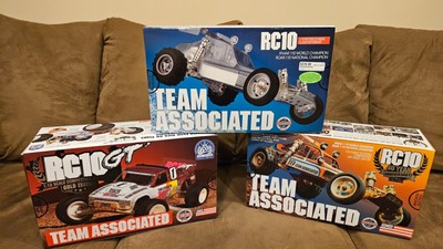 Lot of 3 - NEW! Team Associated RC10 40th 6007, Clear 6004 & GT 7066 - READ!