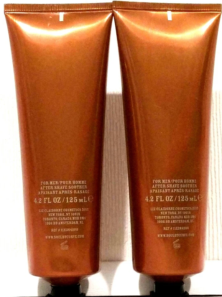 Bálsamo chupete para después del afeitado Curve Soul for Men Liz Claiborne 4,2 oz CADA JUEGO DE 2  Foto 2 de 2
