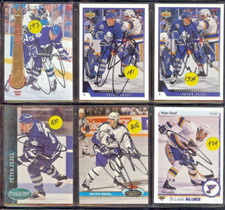 PETER ZEZEL Maple Leafs *DECEASED* 1991-1994 SIGNED / AUTOGRAPH - 4.95 Per Card