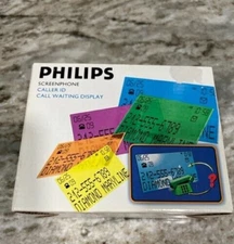 Philips Screenphone Caller ID Call Waiting Display DS 100 NEW