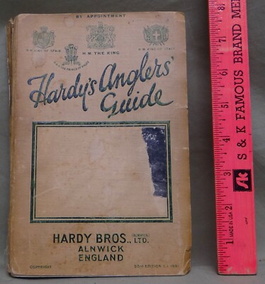 ルアー・フライ Hardy Anglers Guide 53rd EDITION 1931 Hardy's Anglers' Guide, 394 Pages, 53rd Ed., 1931 | eBay
