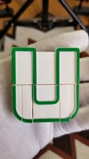1985 Vintage Kids Children's Mattel Alphabet Alphabots Toy Transforming Letter U