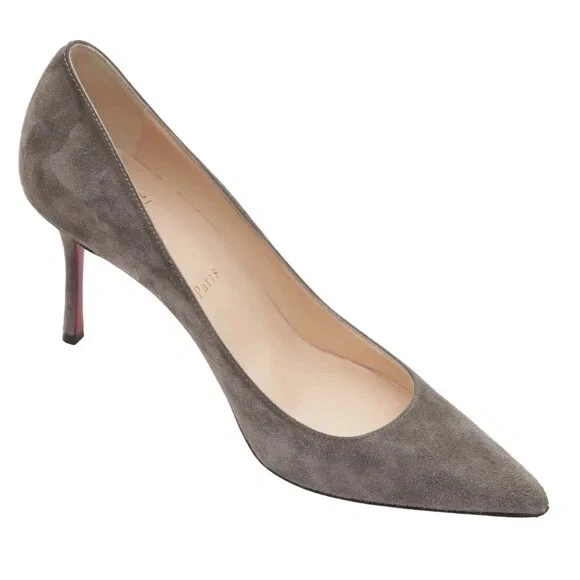 Amazon.com | FERUCCI Grey Suede High Heels Pumps (6) | Pumps