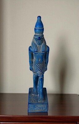 Ancient Egyptian Mythology God Horus Unique Statue Pharaonic Egyptian BC