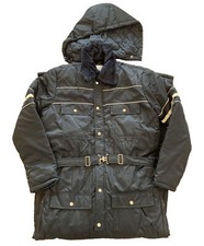 Vtg Sears Work Ive Fishing Snowmobile Ski Suit Blue White Mens Medium TALL