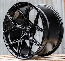 20" Black Conquest Alloy Wheels Mercedes Cls Sl Slc Slk M S Class Coupe 5x112 Wr