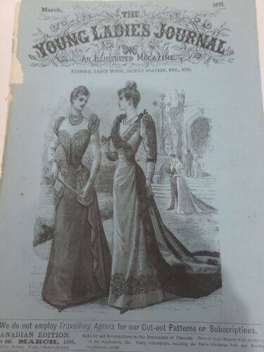 The Young Ladies Journal Illustrated Magazine- March 1891