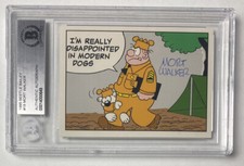 MORT WALKER SIGNED 1995 BEETLE BAILEY #23 BECKETT AUTHENTIC AUTO