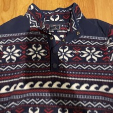 vineyard vines fleece - kids large