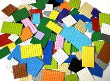 Lot Of 20 Random Color And Size Lego Baseplates 4X4 4X10 6X6 6X10 6X12 8X8 8X16