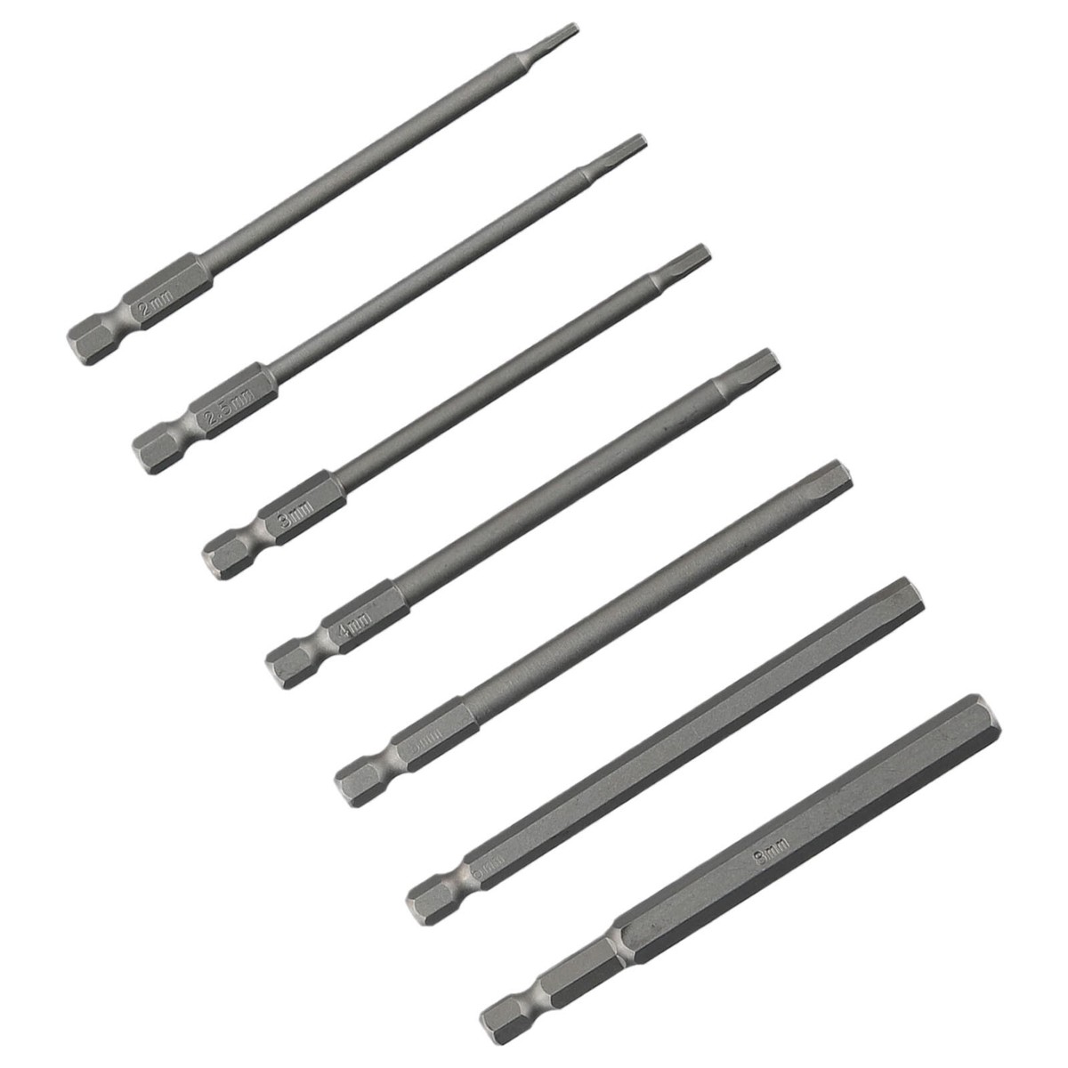Screwdriver Set Hex Bit Hex Head High Hardness Magnetic 1/4