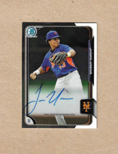 Jhoan Urena auto autograph 2015 Bowman Chrome BCAP-JU