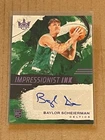 2024-25 NBA COURT KINGS VIOLET AUTO AUTOGRAPH BAYLOR SCHEIERMAN ROOKIE 24/35
