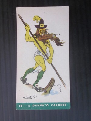 1938 Perugina Buitoni figurine 10 Il Dannato Caronte album Two years later