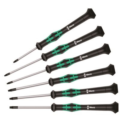 Wera 2067/6 Kraftform Micro Precision TORX  HF Screwdriver Set 05345277001