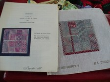 Lois Caron Collection Couch Fillings Herringbone Needlepoint Canvas Booklet