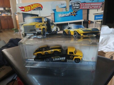 Hot Wheels Team Transport: Legends Tour Walmart - Custom Corvette