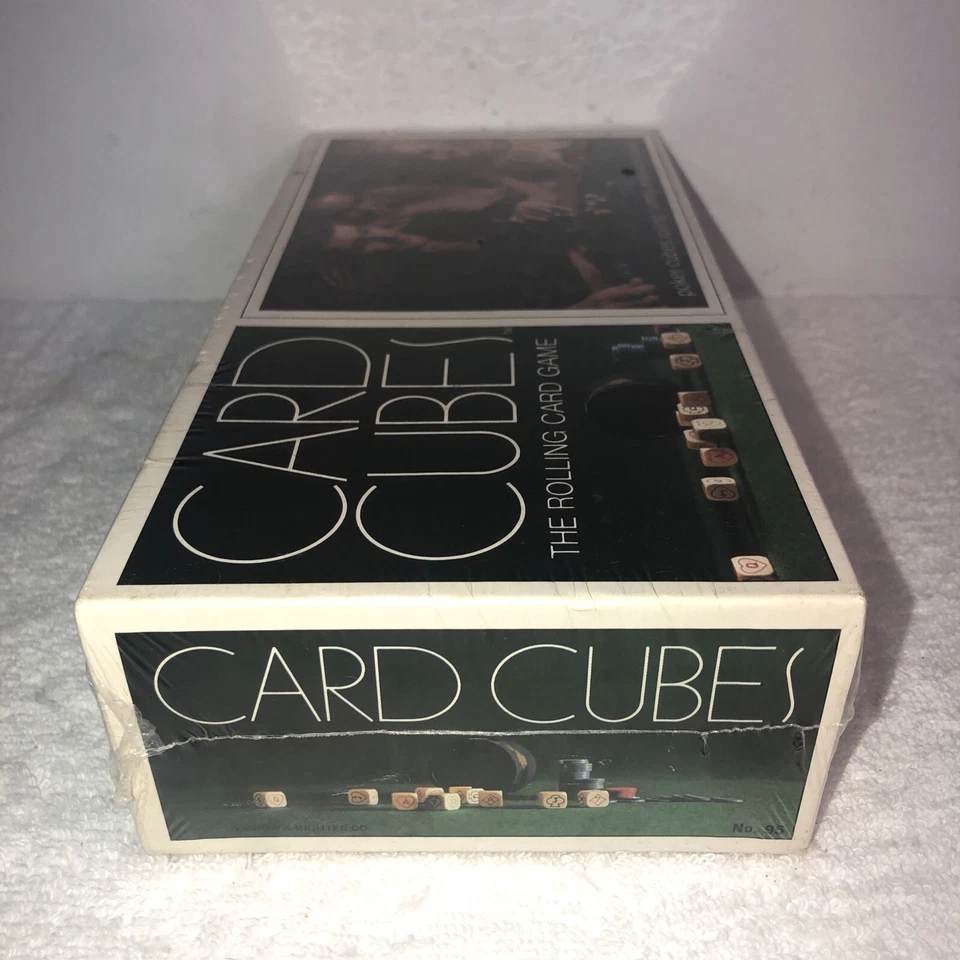 1970 CARD CUBES THE ROLLING CARD GAME VINTAGE DICE  - Image 4 of 4