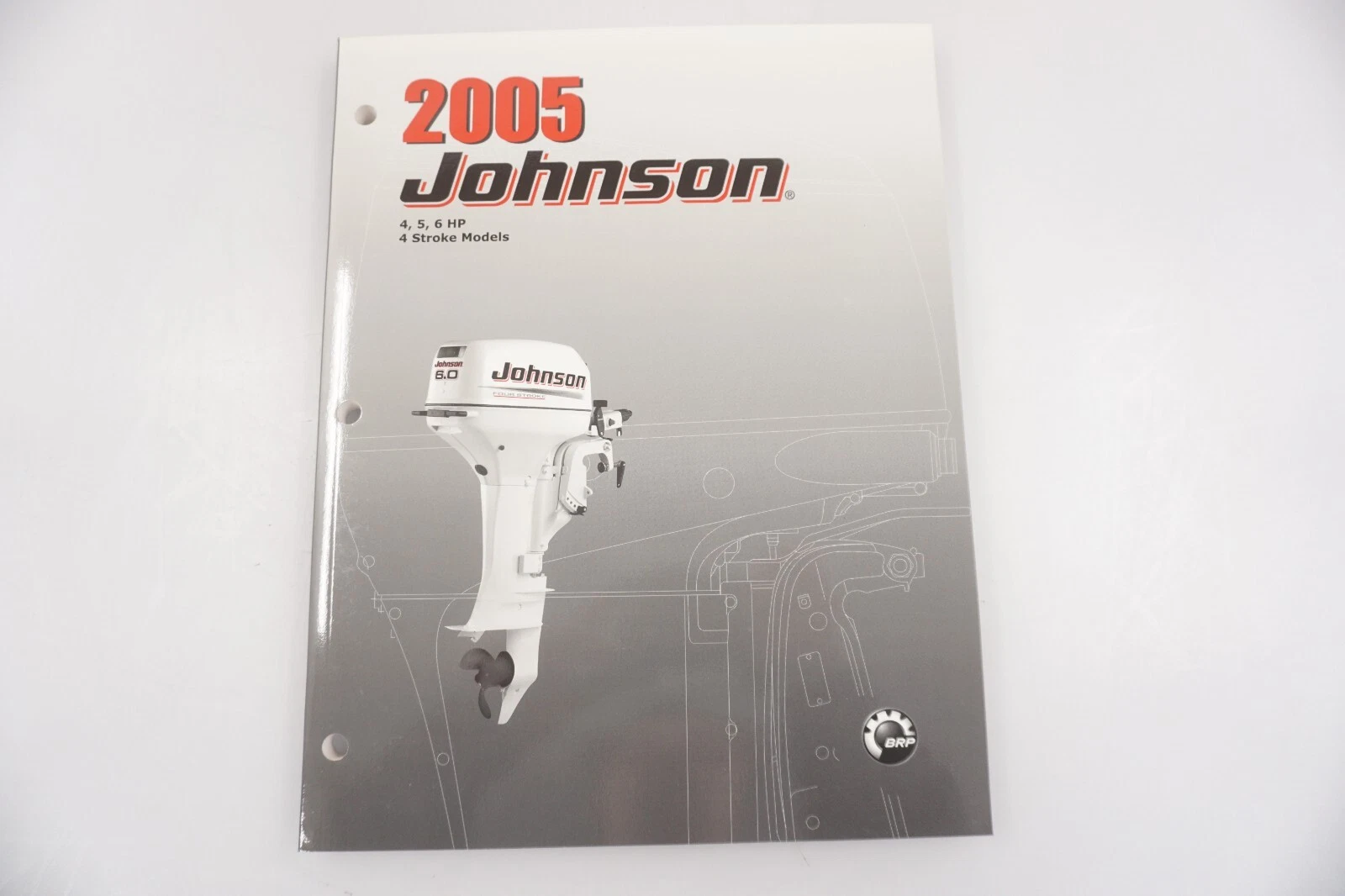 2005 BRP Johnson OEM 4, 5, 6 HP 4 Stroke Service Shop Manual 5005988