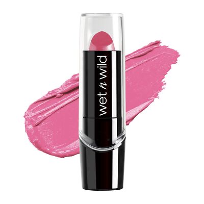 	Silk Finish Lipstick - Pink Ice Hydrating Vegan with Vitamins A E & Macadamia	