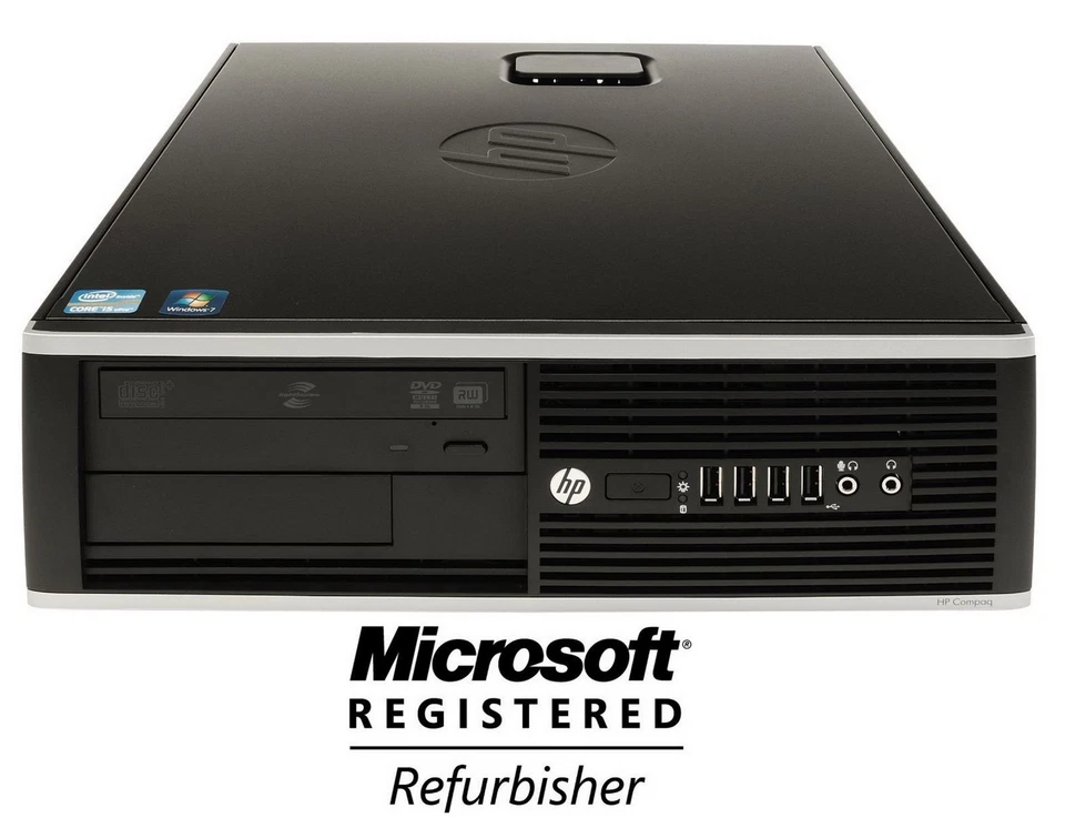 HP Elite Business Class Computer Win 10 Pro 32Bit DUAL Core Desktop PC Wi-Fi - Image 3 of 4