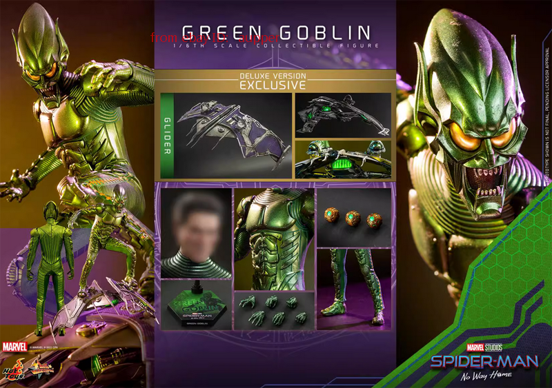 Hot Toys 1/6 Mms631 Spider-Man: No Way Home Green Goblin Deluxe