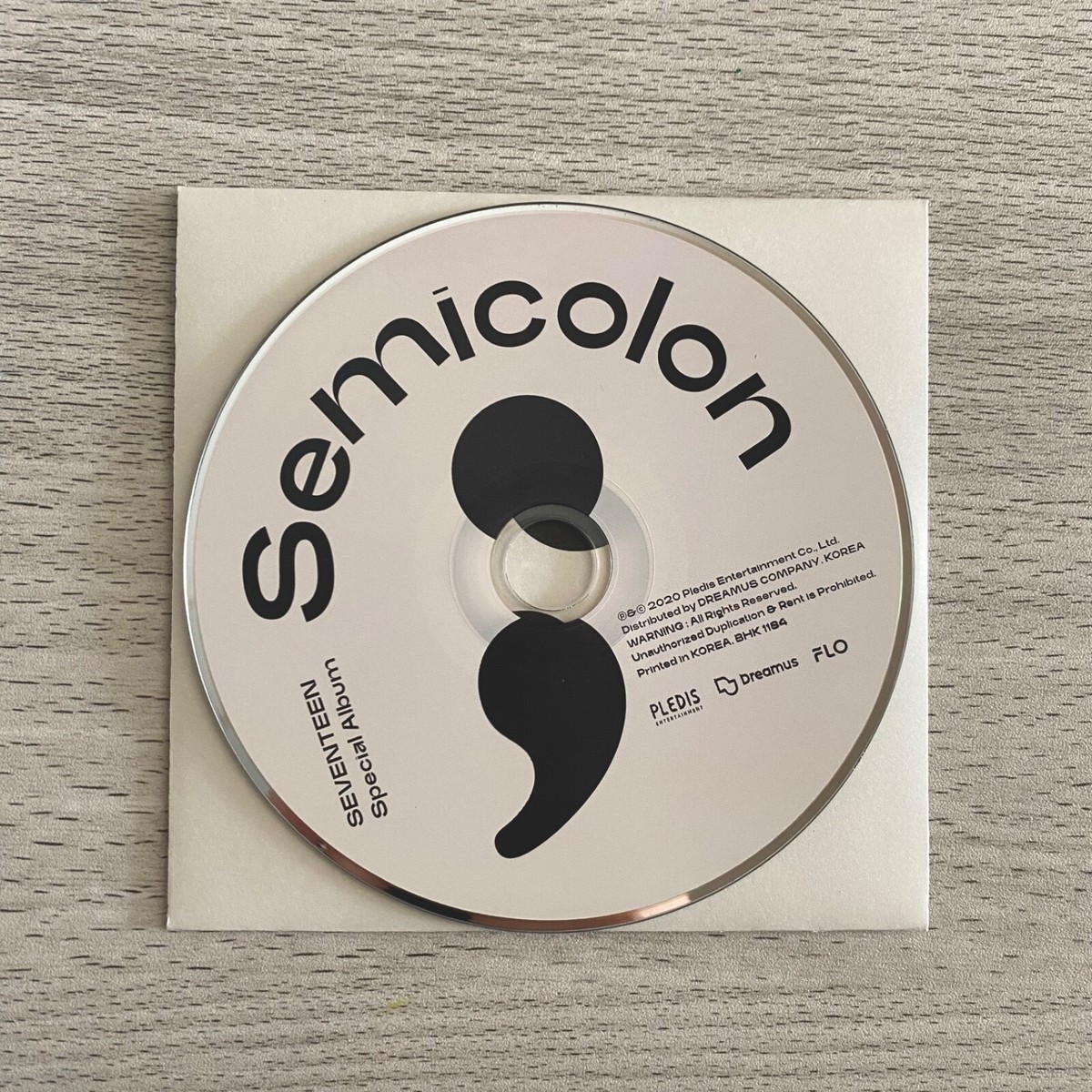 SEVENTEEN セミコロン ブックレット SEVENTEEN special album Semicolon vernon Booklet + CD set no