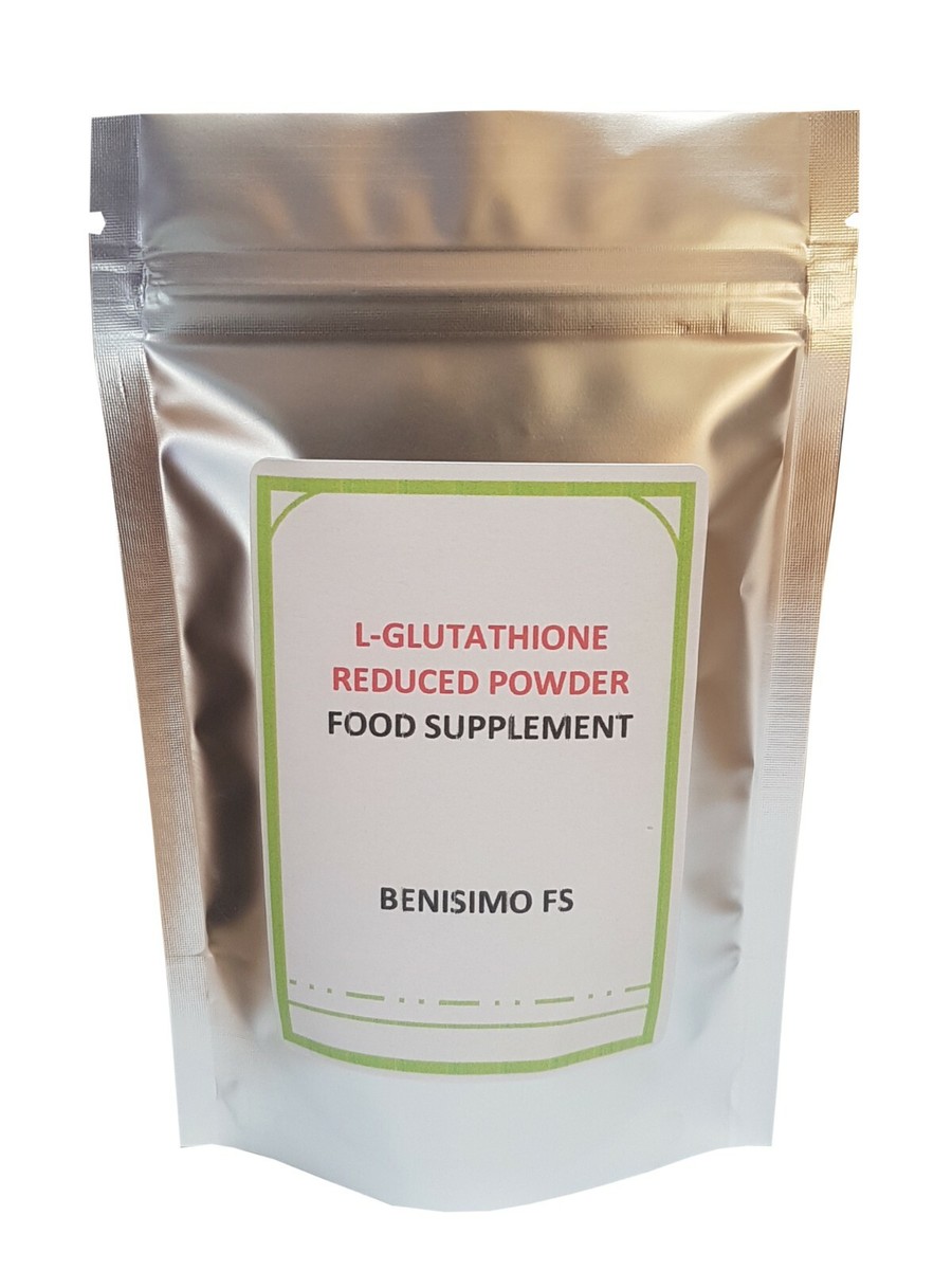 Glutathione Reduced Powder, L-Glutathione-25,50,100,200g -UK Seller
