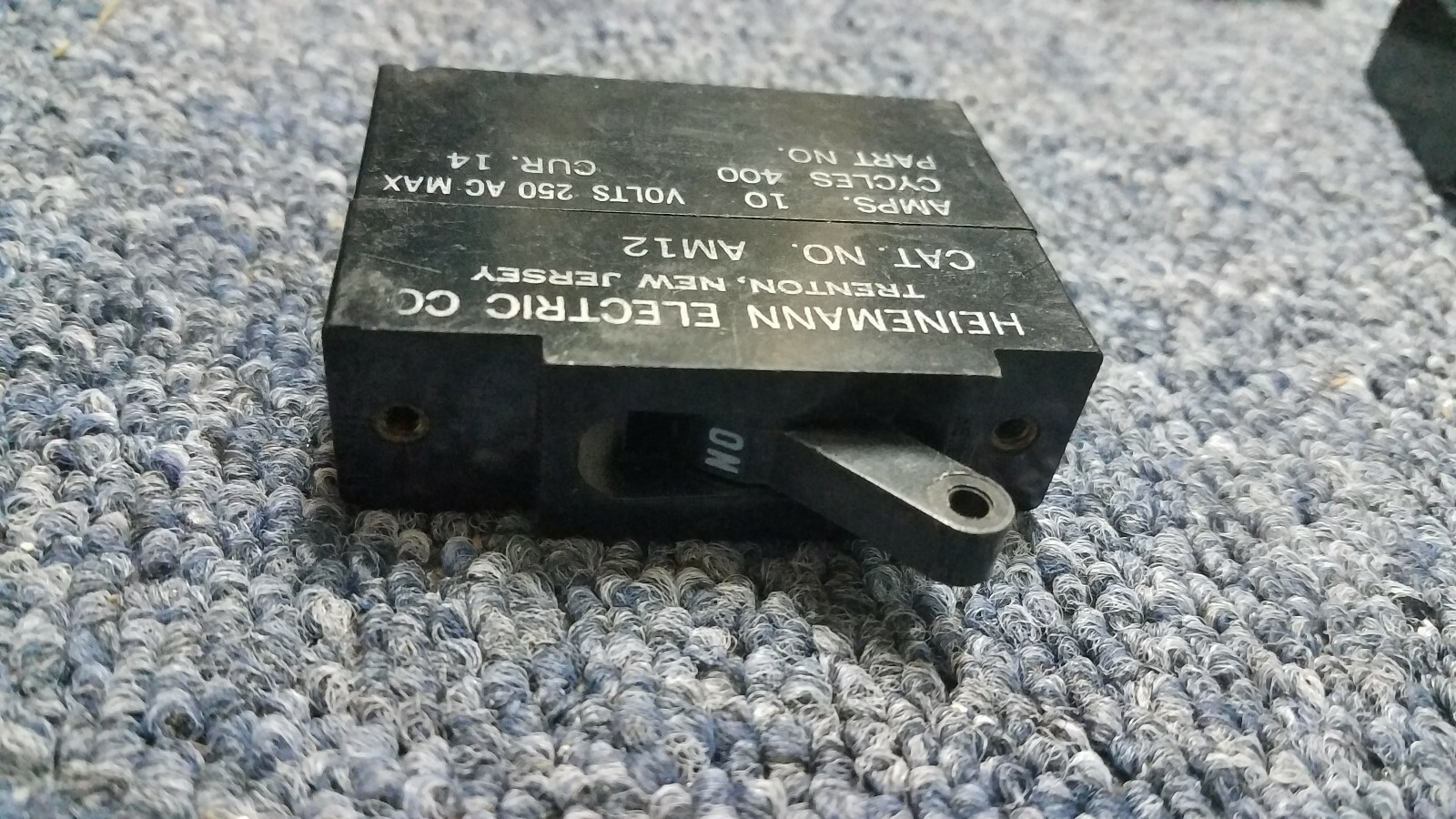 Heinemann Electric Co AM12MG6 Circuit Breaker 10A 250V OLD STOCK eBay