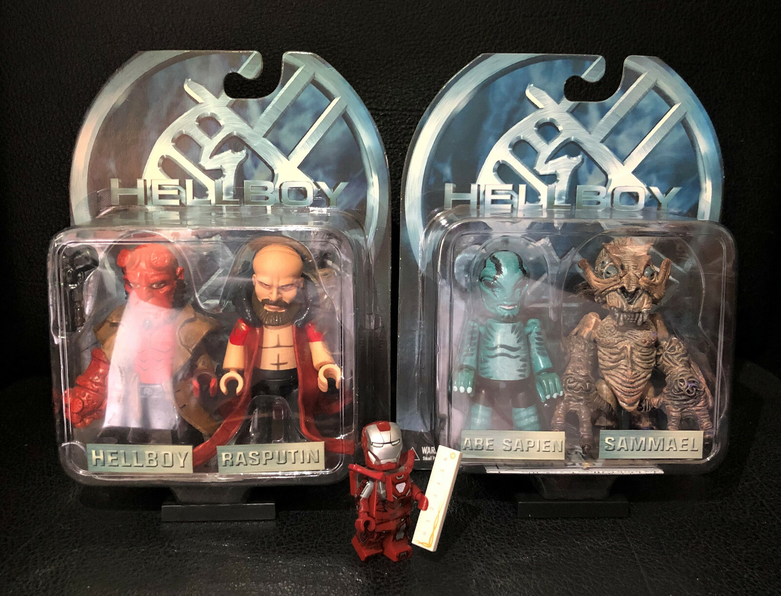 Mez Itz Hellboy Figurn 2 X 2 Pack Mezco Neu Ovp Abe Sapien Rasputin