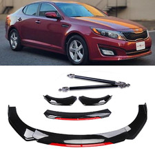 Front Bumper Lip Chin Spoiler Splitter Glossy Black For Kia Optima Body Kit Front Bumper Lip Chin Spoiler Splitter Glossy Black For Kia Optima Body Kit